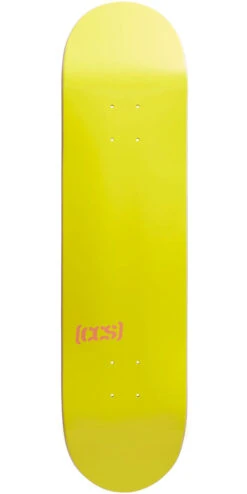 CCS Logo Skateboard Deck - Yellow